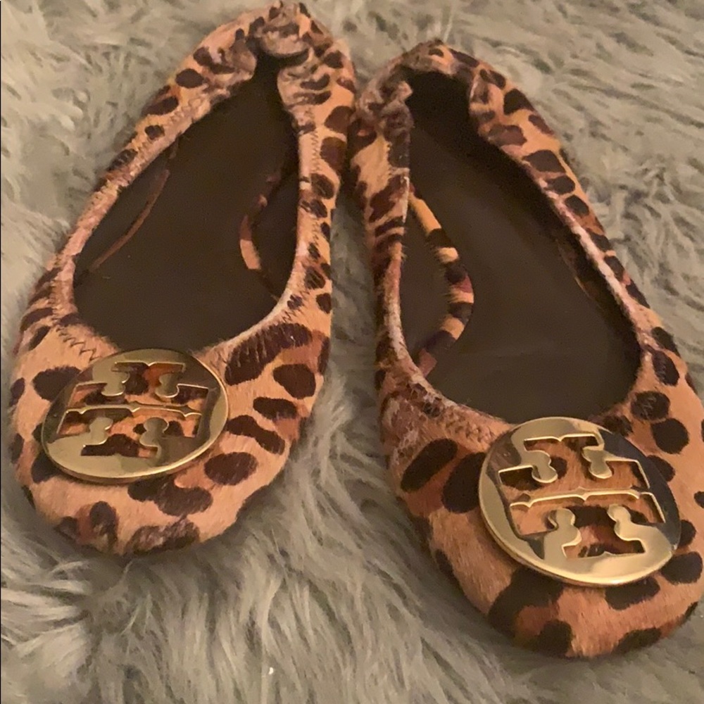 Tory Burch leopard print flats